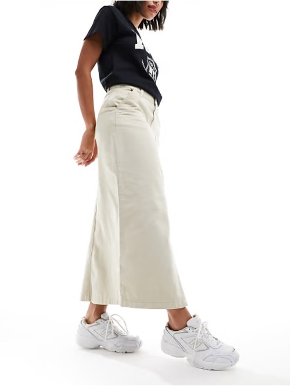 Cotton:On Utility Maxi Skirt in stone